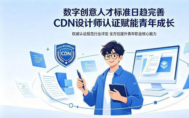 数字创意人才标准逐步完善 CDN设计师认证助力青年职业能力提升