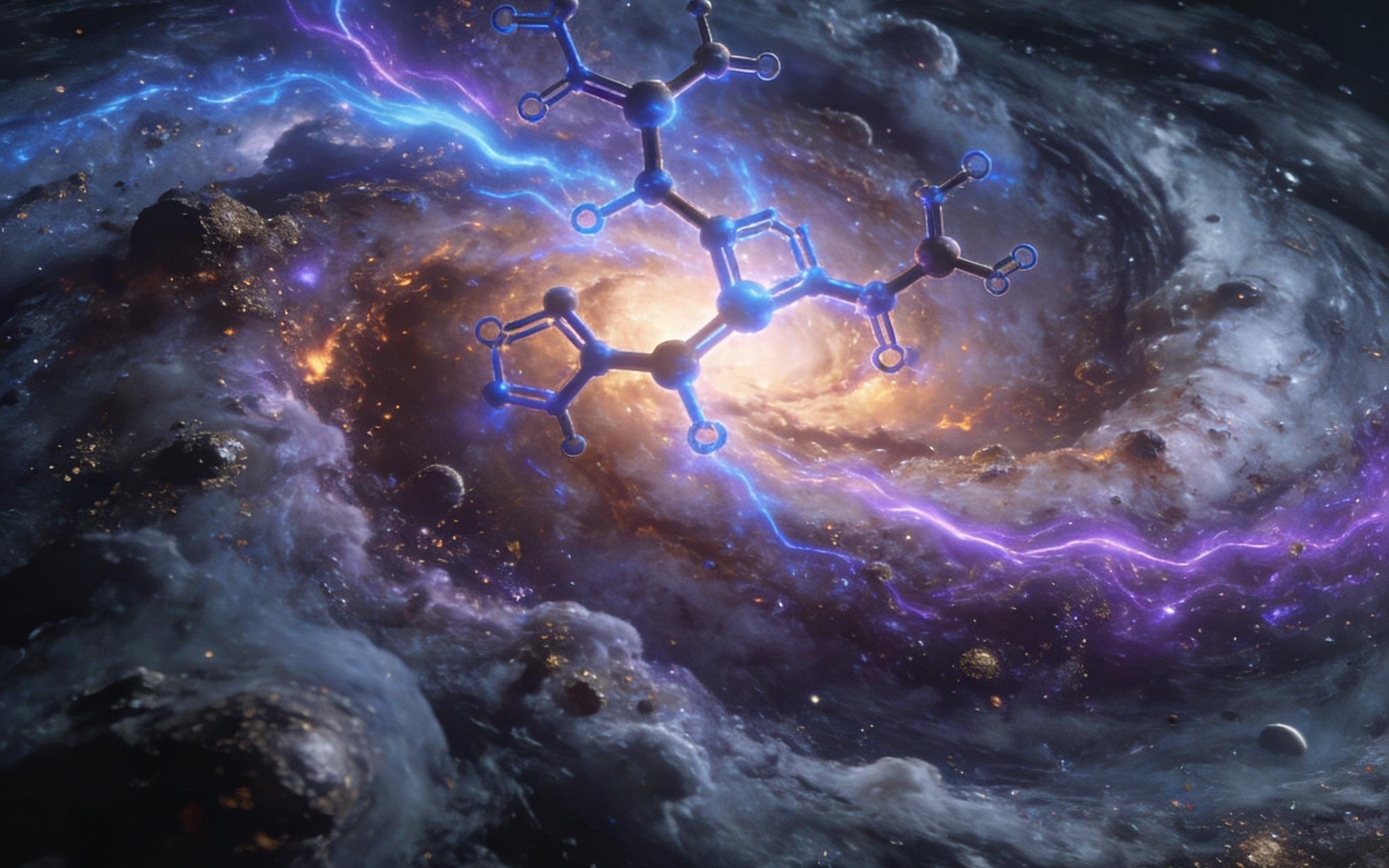 银河系中心区高清图揭示“隐藏”的化学反应