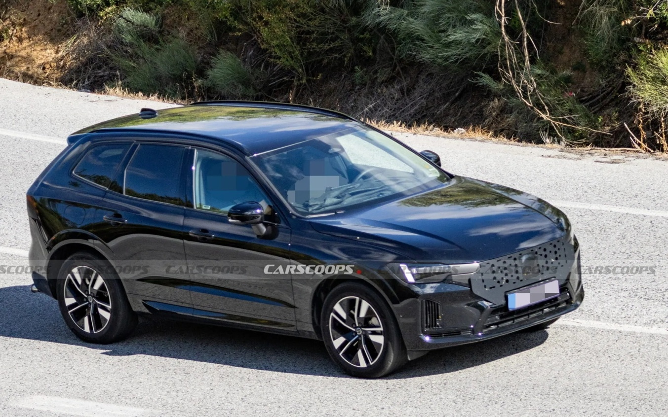 沃尔沃XC60将再迎中期改款车型,测试车曝光