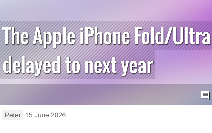 苹果首款折叠屏iPhone或推迟至明年年初发布,9月发布会仍存悬念