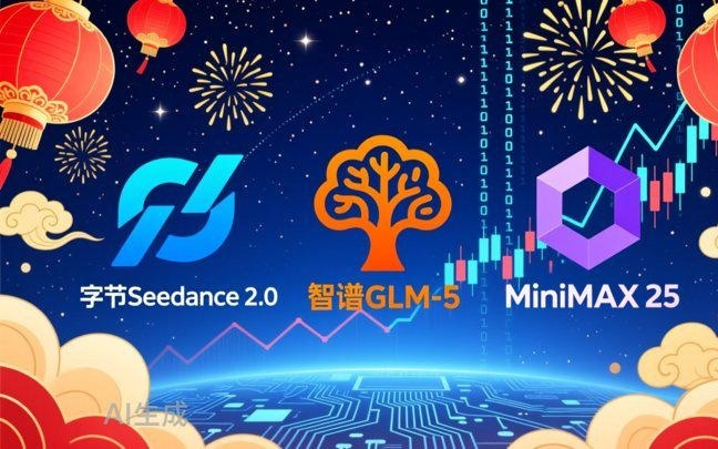 国产大模型春节档扎堆：DeepSeek上新，智谱GLM-5与MiniMAX 2.5曝新进展，AI应用股大涨