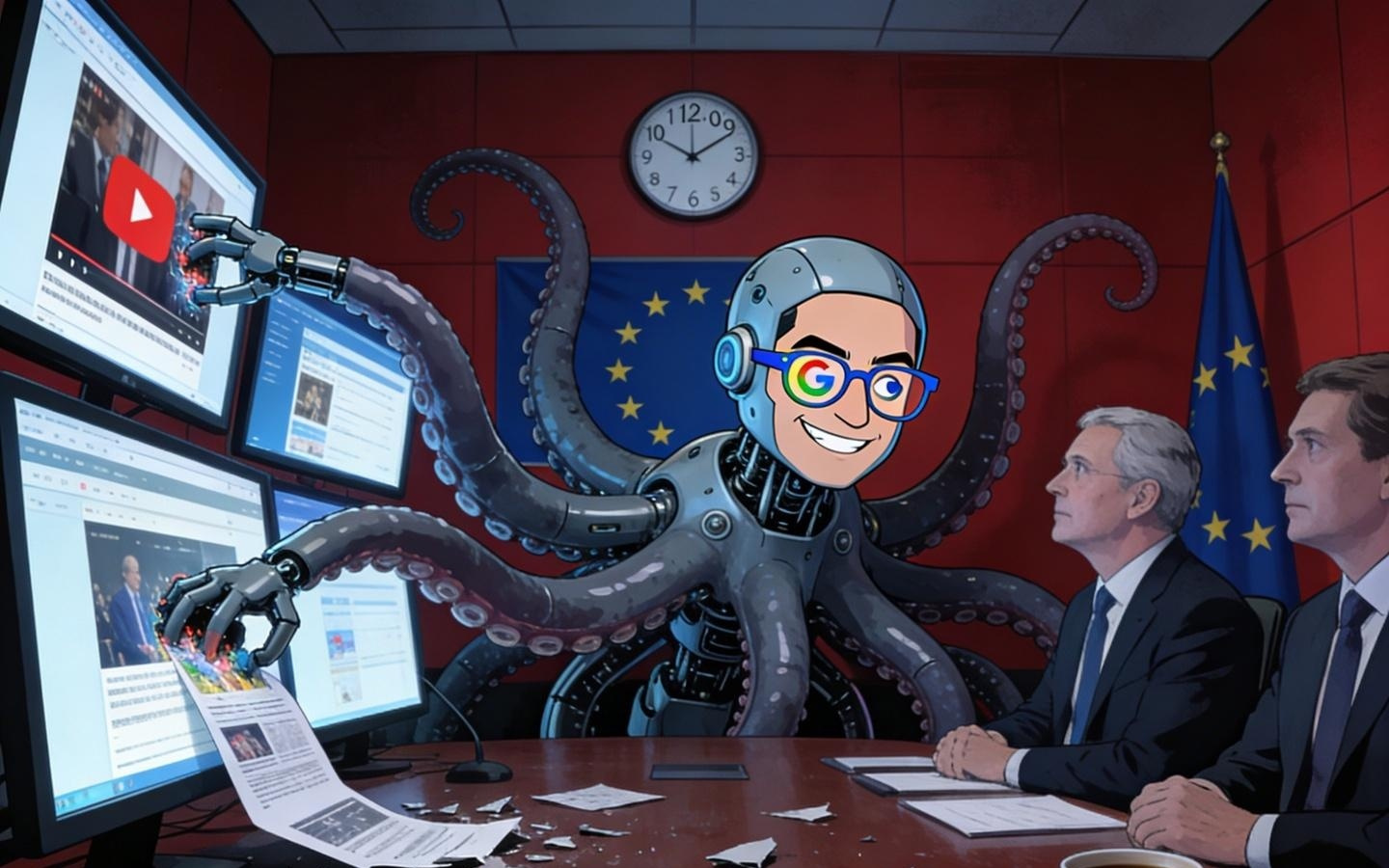 欧盟又盯上谷歌,关注利用网络内容训练AI模型中潜在反垄断行为