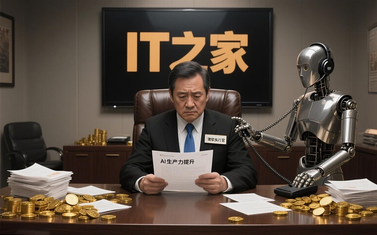 微软裁员 9000 人后，高管称 AI 节省 5 亿美元成本