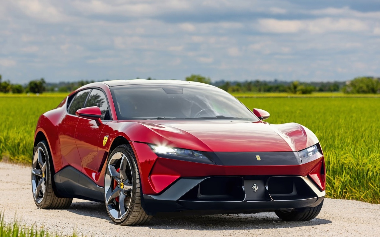 新款纯电跑车内饰曝光，用什么来体现这还是一辆“法拉利”？