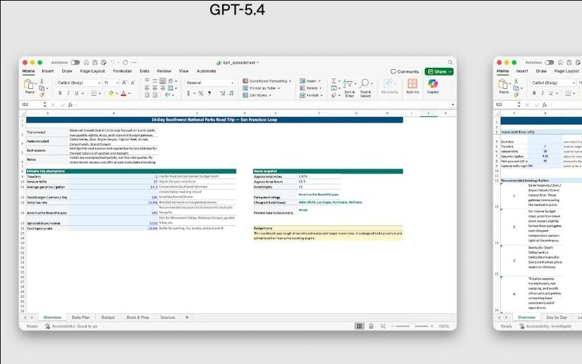 OpenAI发布最强专业模型GPT-5.4，自动操作电脑，插件支持AI玩转Excel和金融分析