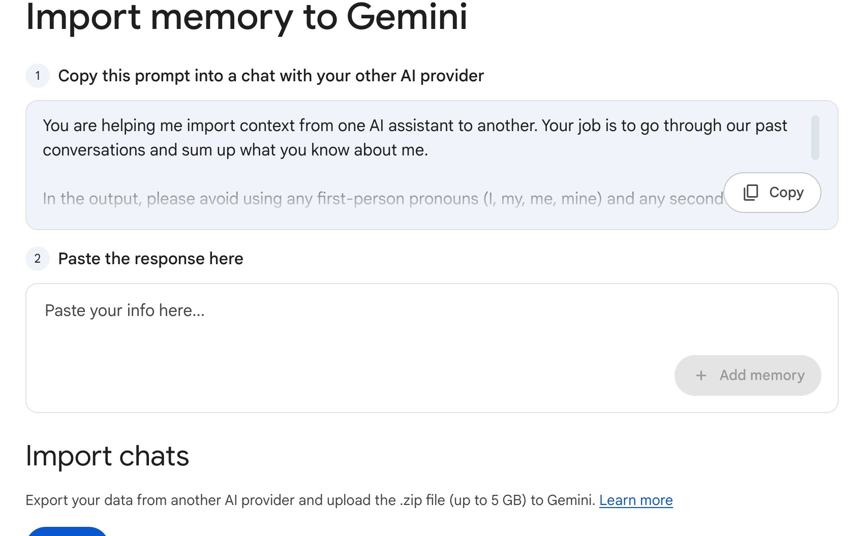谷歌釜底抽薪！一键把对手的记忆导入Gemini