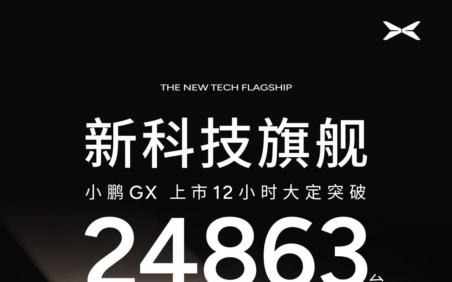 比预售大降5万元,小鹏GX上市12小时大定24863台