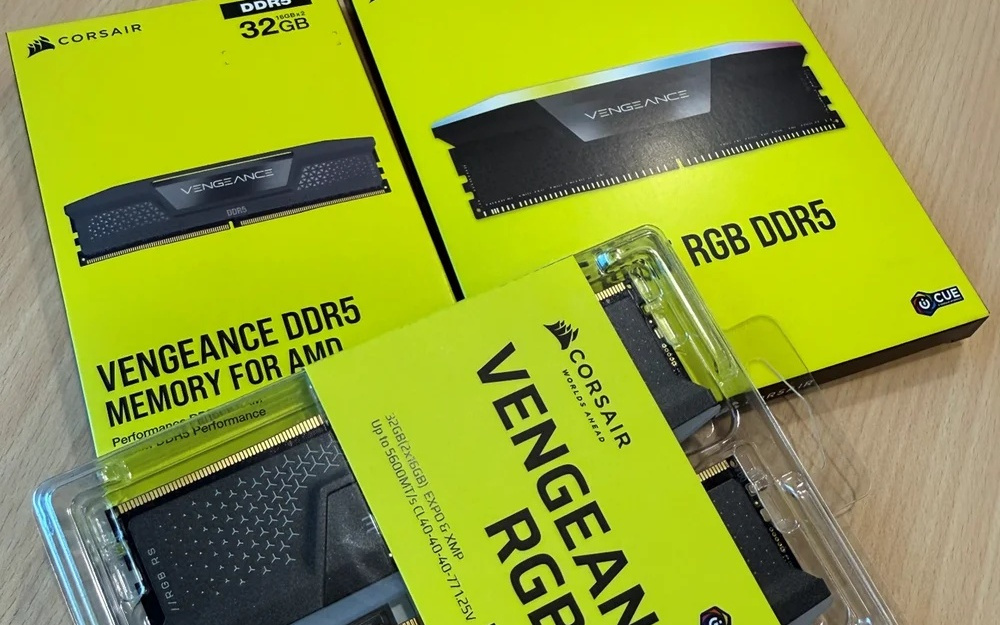 海盗船调整VENGEANCE复仇者DDR5内存条包装，方便真伪辨别