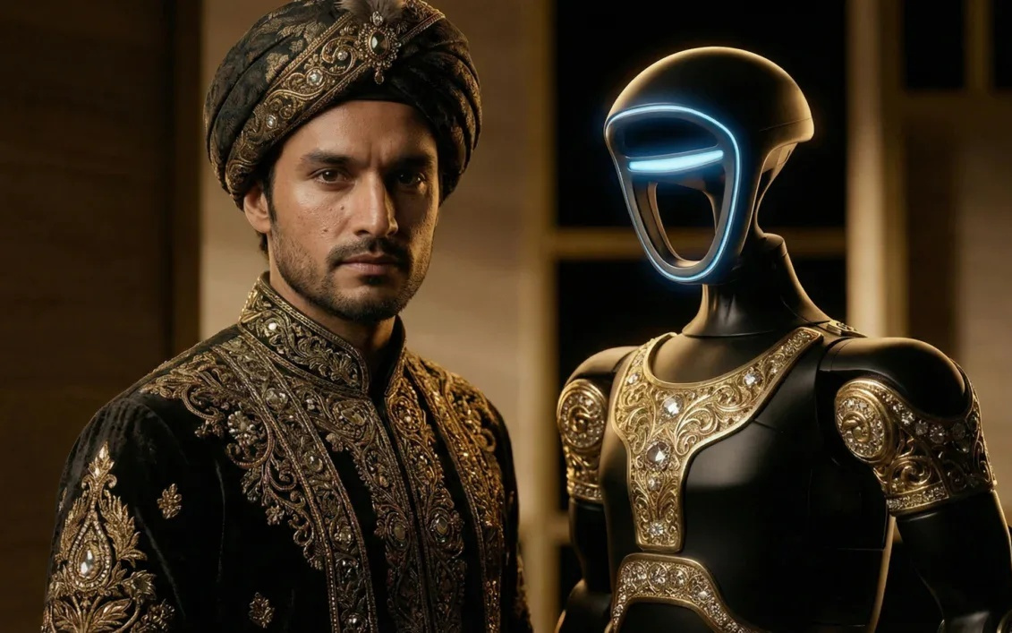 基于宇树G1，奢侈品牌Caviar推出Aladdin定制版人形机器人