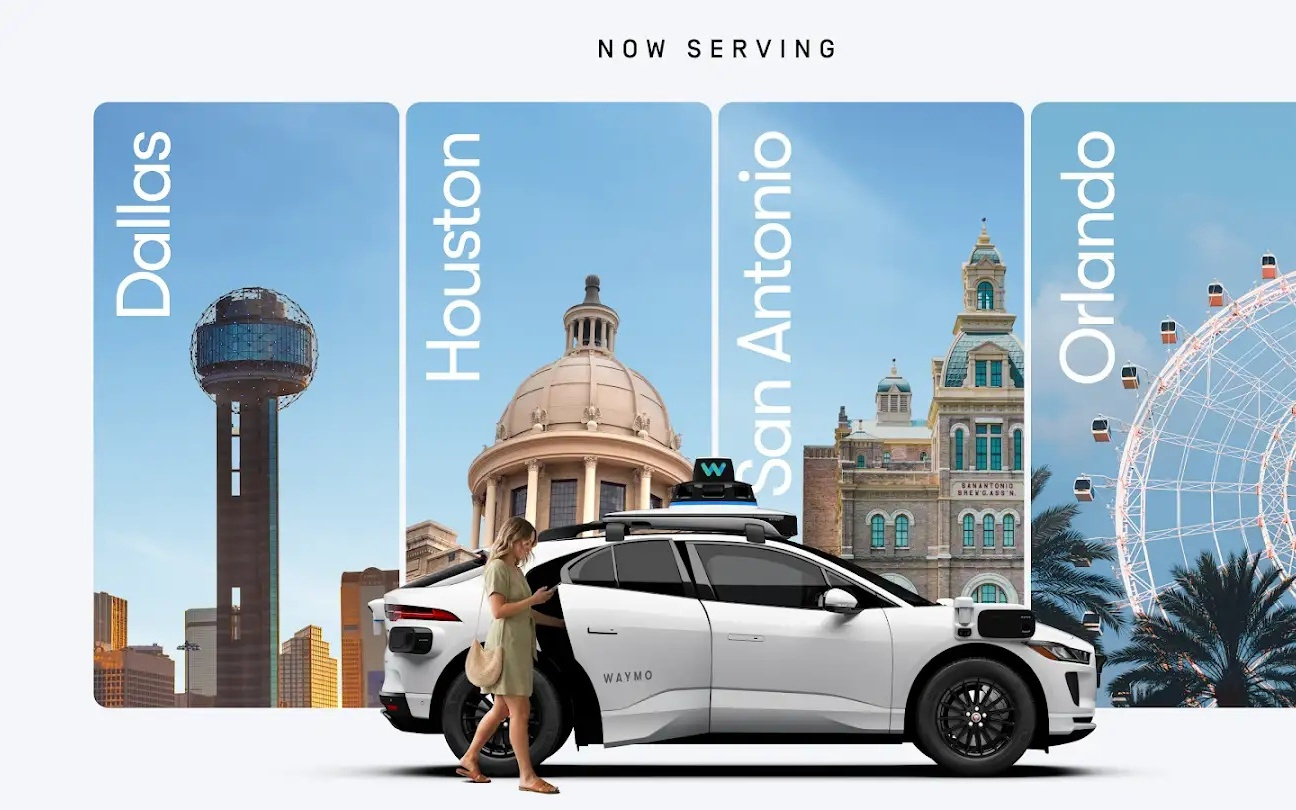 里程碑：Waymo将Robotaxi商业运营扩展到第10个城市