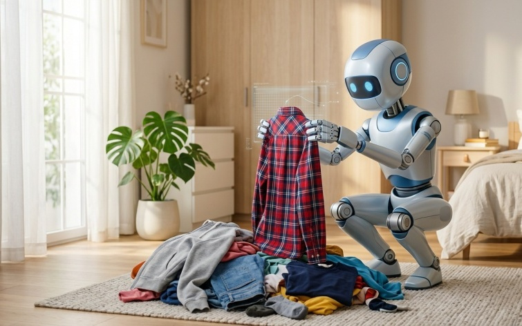 北大90后教授攻克机器人“乱衣堆取物”难题，进入家庭时间有望提速