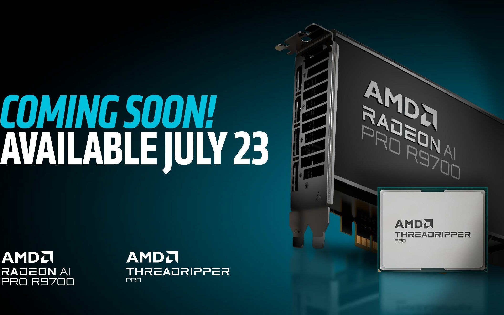 AMD 锐龙 Zen5 TR PRO 处理器和 AI PRO R9700 显卡 23 日起发售