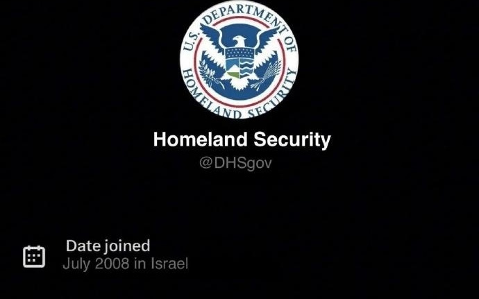 社交平台X新功能爆出大瓜：美国土安全部IP在以色列？