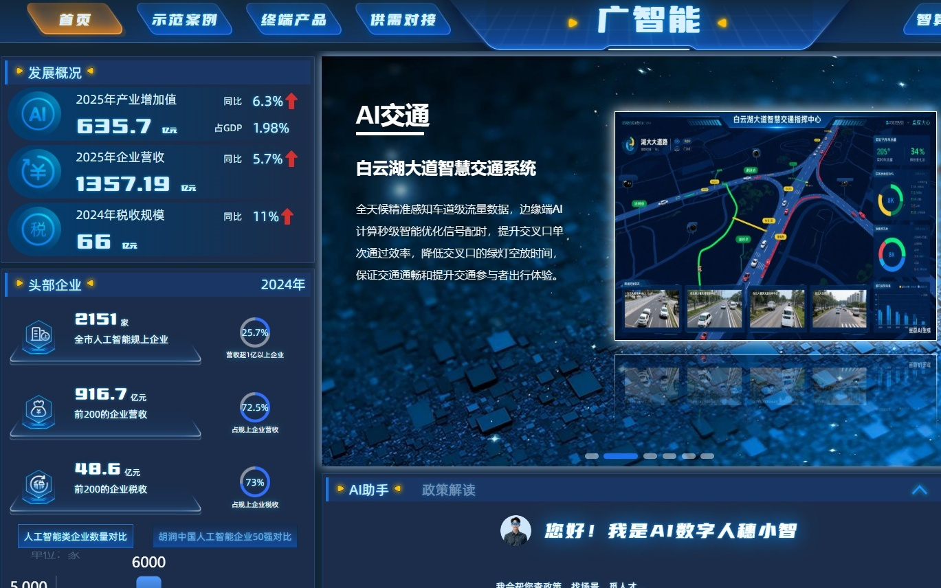 破解人工智能技术场景对接障碍，广州推出“广智能”平台