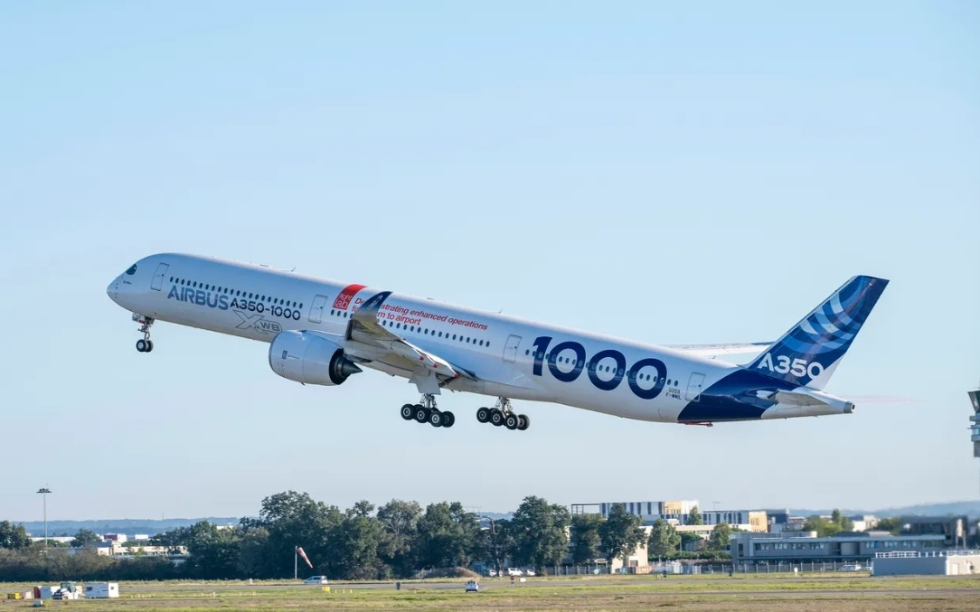 空客A350系列飞机已获得超1500架订单