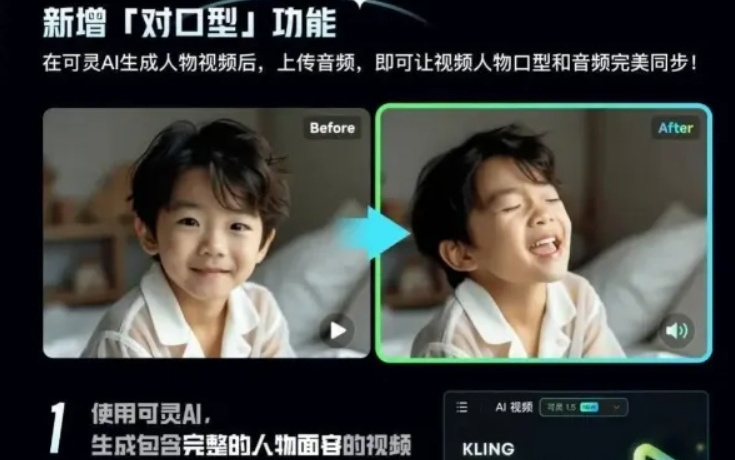 快手旗下可灵AI数字人上线：可生成 1080p、最长 1 分钟的视频