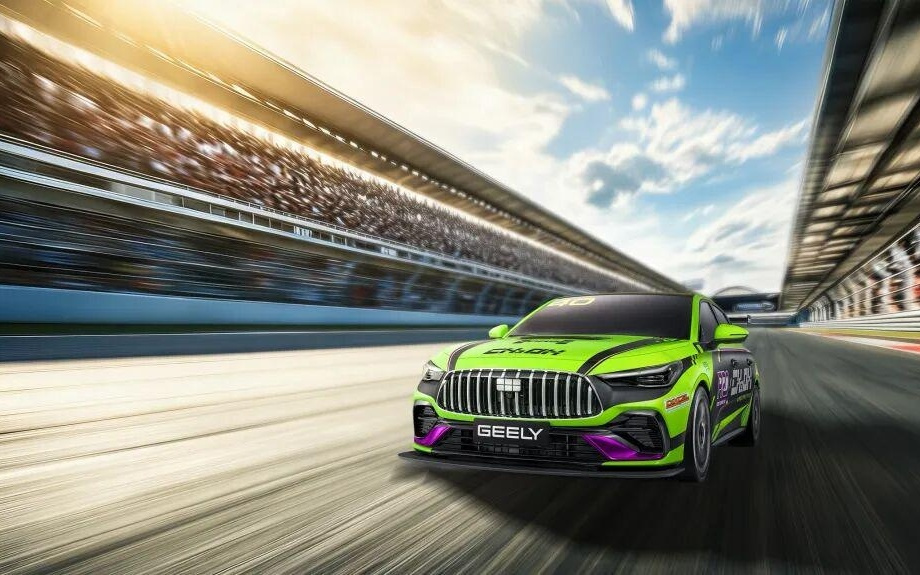 吉利首台绿色甲醇赛车发布