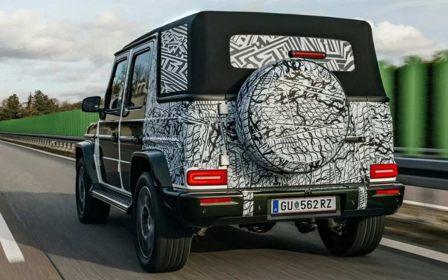 奔驰G级敞篷原型车官图放出：软顶+V8动力