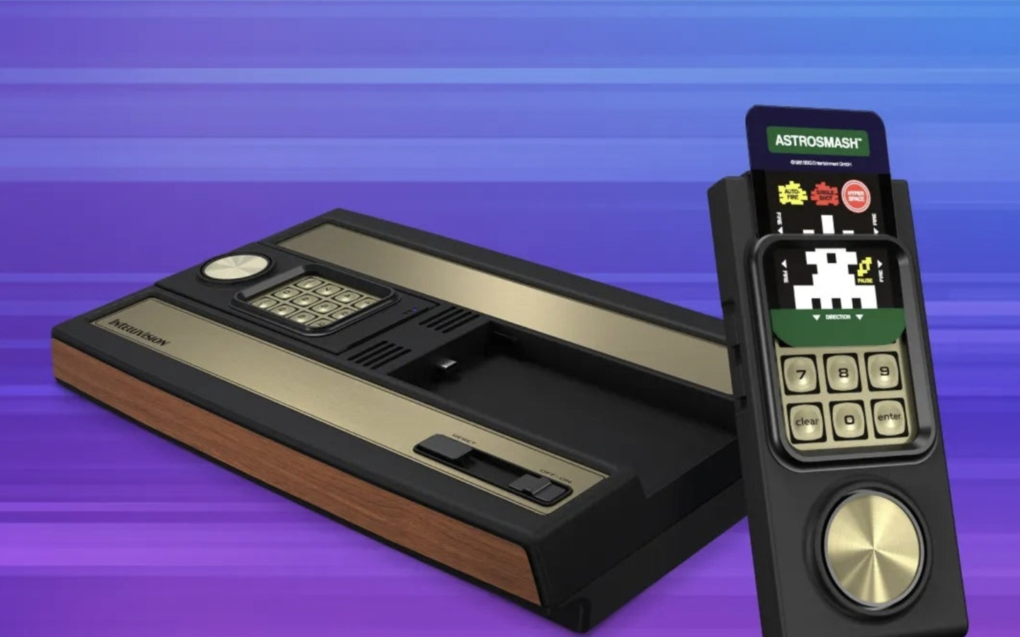 雅达利复刻“前竞争对手”Mattel Intellivision Sprint 游戏机