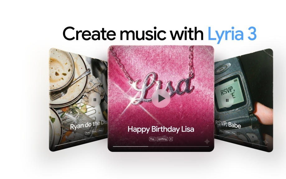 谷歌发布Lyria 3模型，可一键生成30秒高保真AI音乐