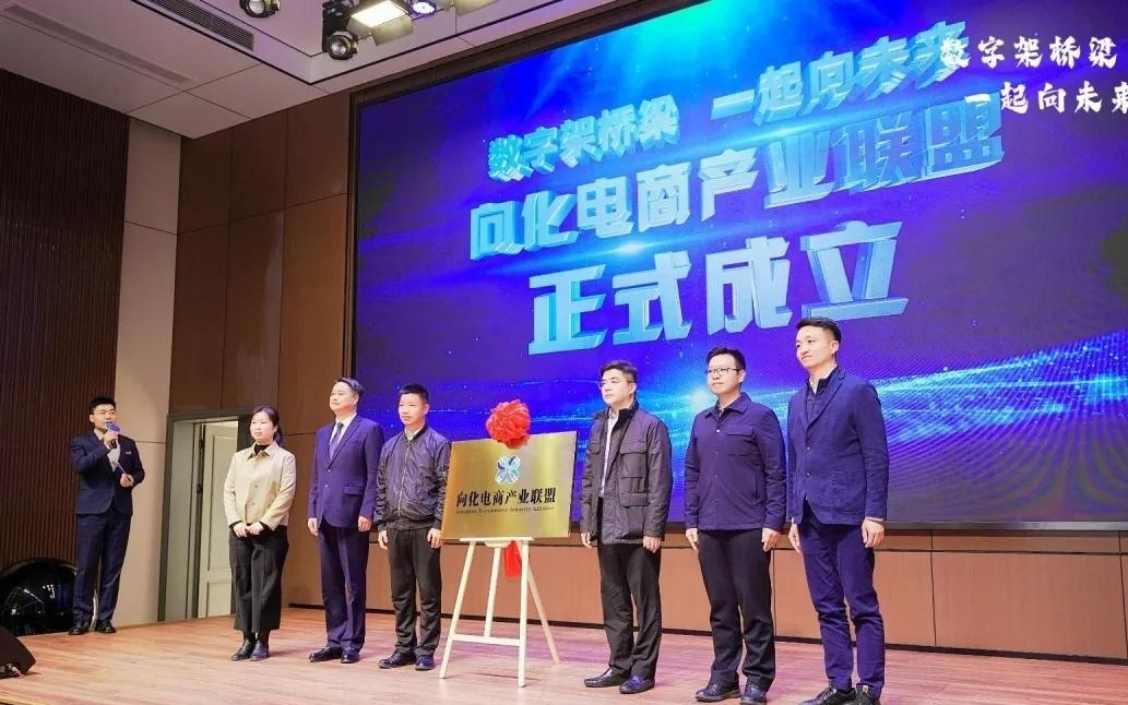 向化电商产业联盟揭牌成立，本地新IP“玉玲珑”首次亮相