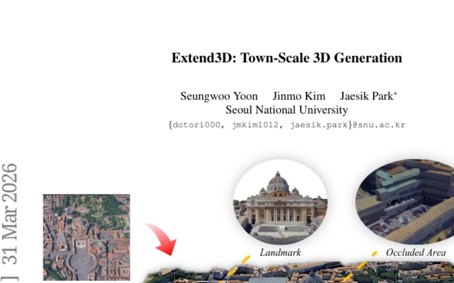 首尔国立大学突破性研究：一张照片瞬间生成整座城市的3D世界