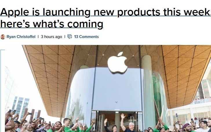 苹果本周新品扎堆!从手机到电脑全覆盖