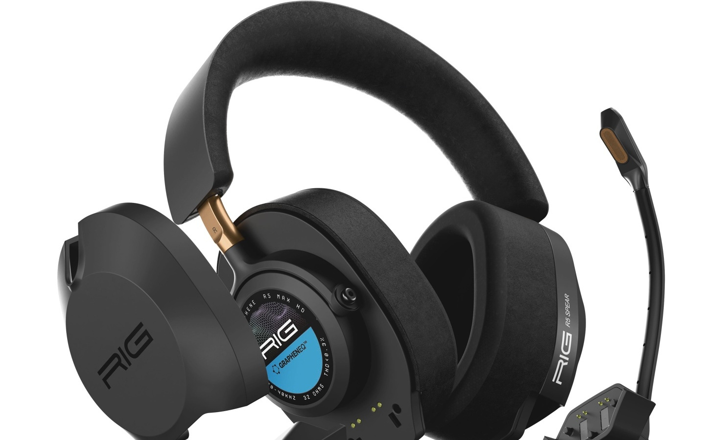 NACON RIG推出40mm石墨烯振膜头戴式耳机R5 MAX HD