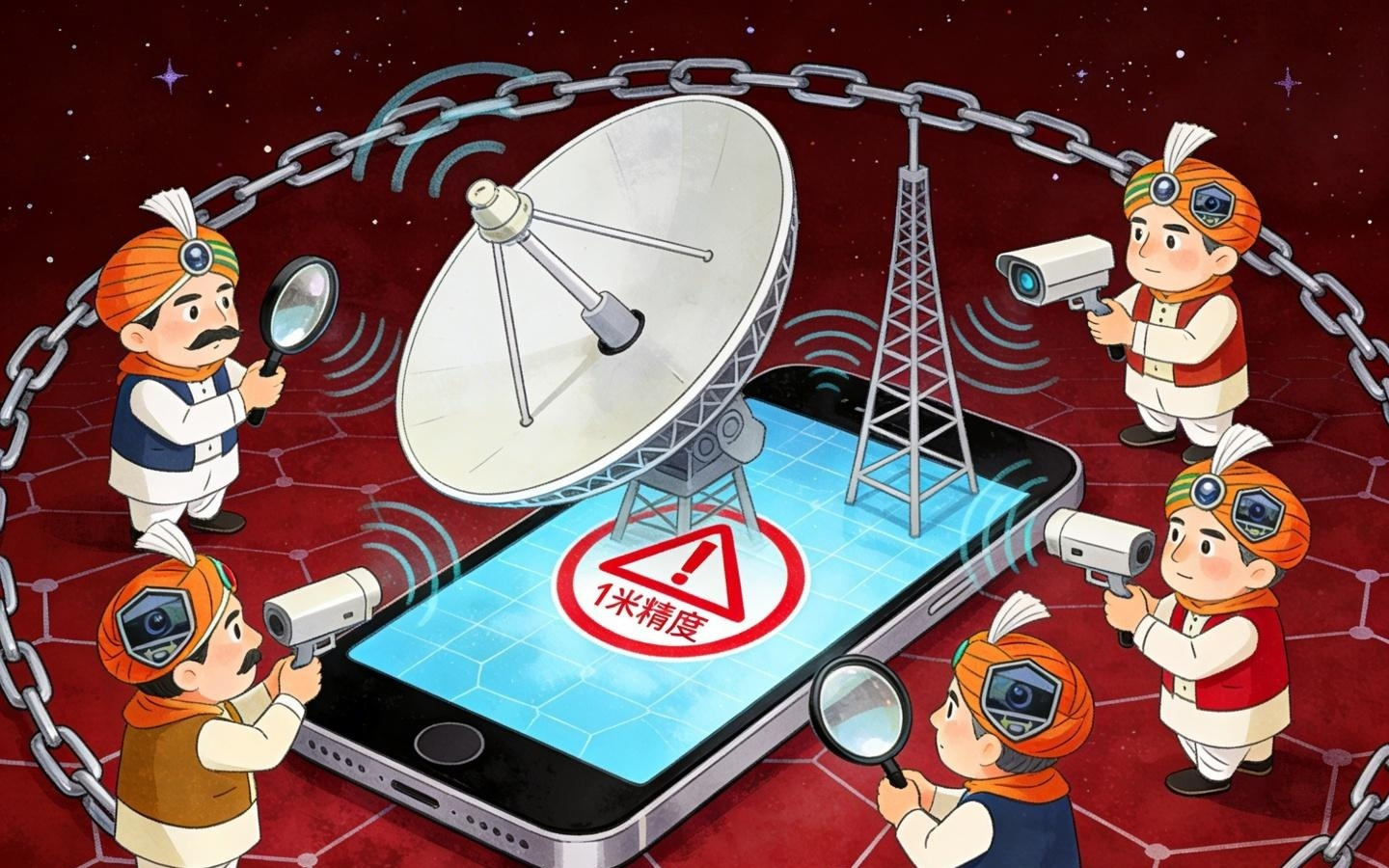 印度拟强制手机全天候开启A-GPS辅助定位：精度1米内