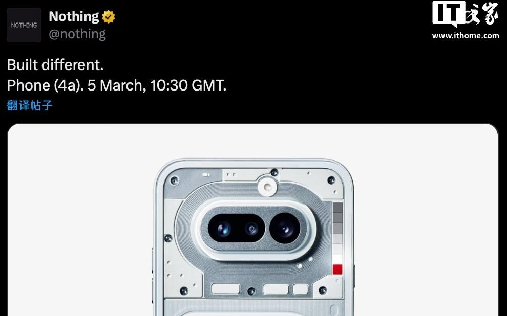 Nothing新机Phone (4a)亮相,透明背板还能这么玩?