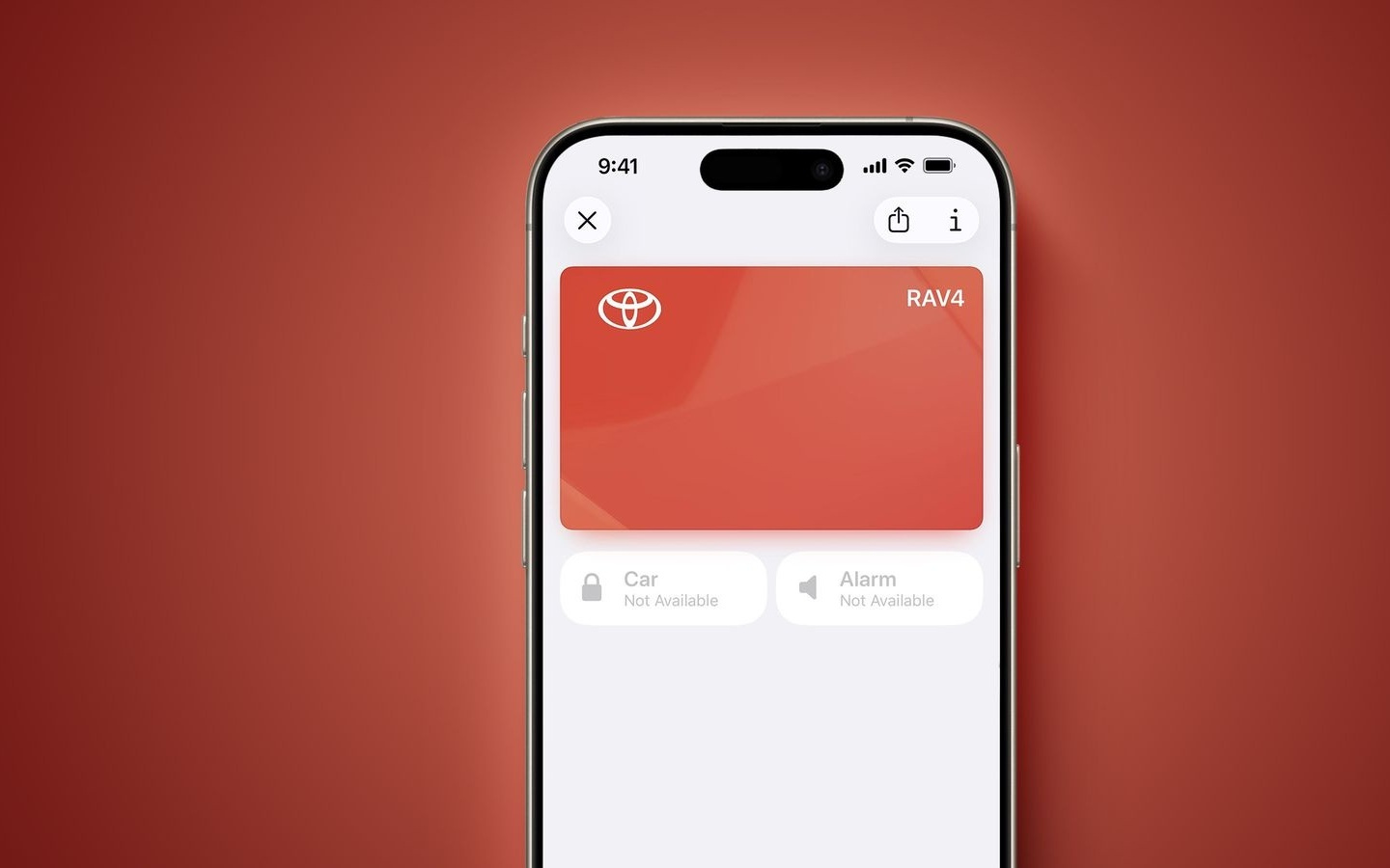 2026款丰田RAV4已支持苹果钱包数字车钥匙功能,但得交月费