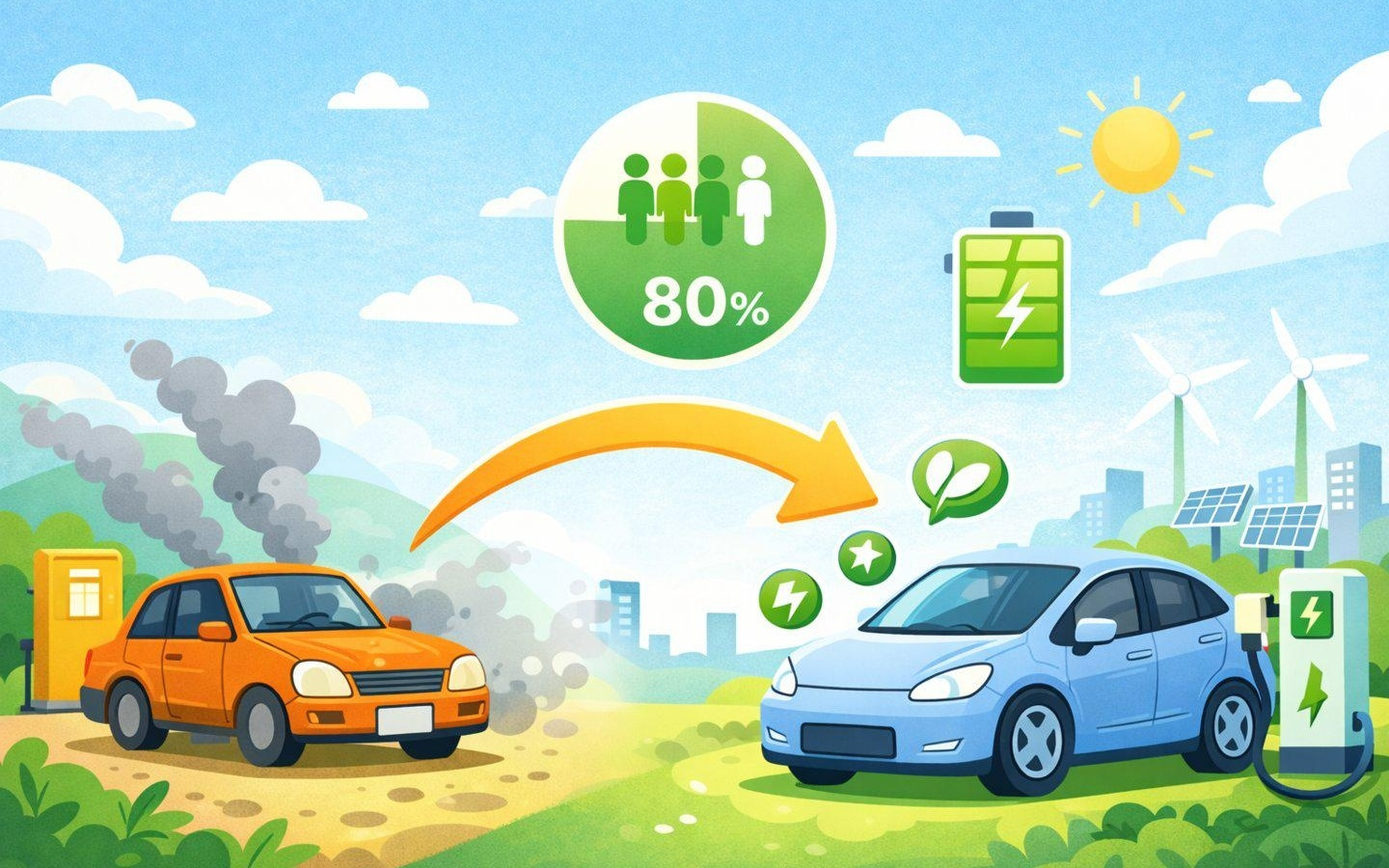 2025年以旧换新数据出炉：81%燃油车用户换车转向新能源