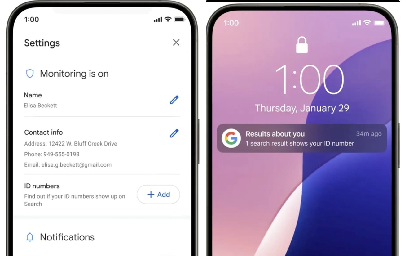 谷歌允许用户从搜索结果删除驾照、社安号等隐私信息