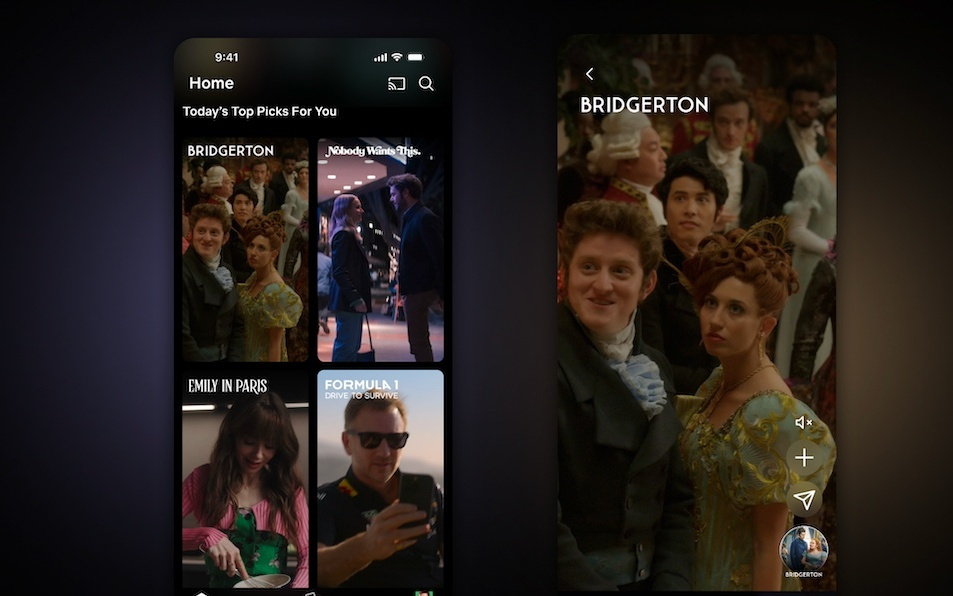 Netflix移动版2026年将拥抱TikTok垂直视频流模式