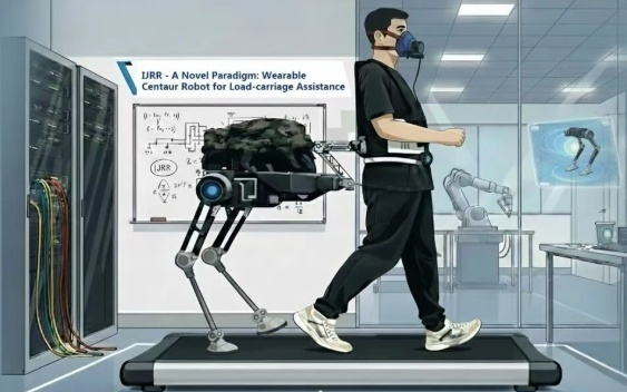 研究团队研发出穿戴式半人马负重助行机器人