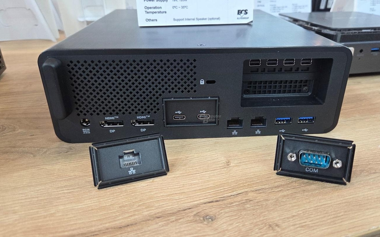 ECS展示"Nova Lake S"版P300迷你主机，支持8000MT/s内存