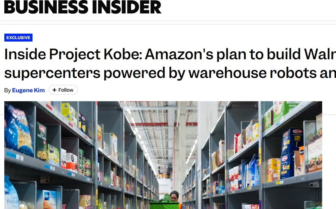 挑战沃尔玛!亚马逊“神户计划”曝光,2027年推出AI驱动超级门店