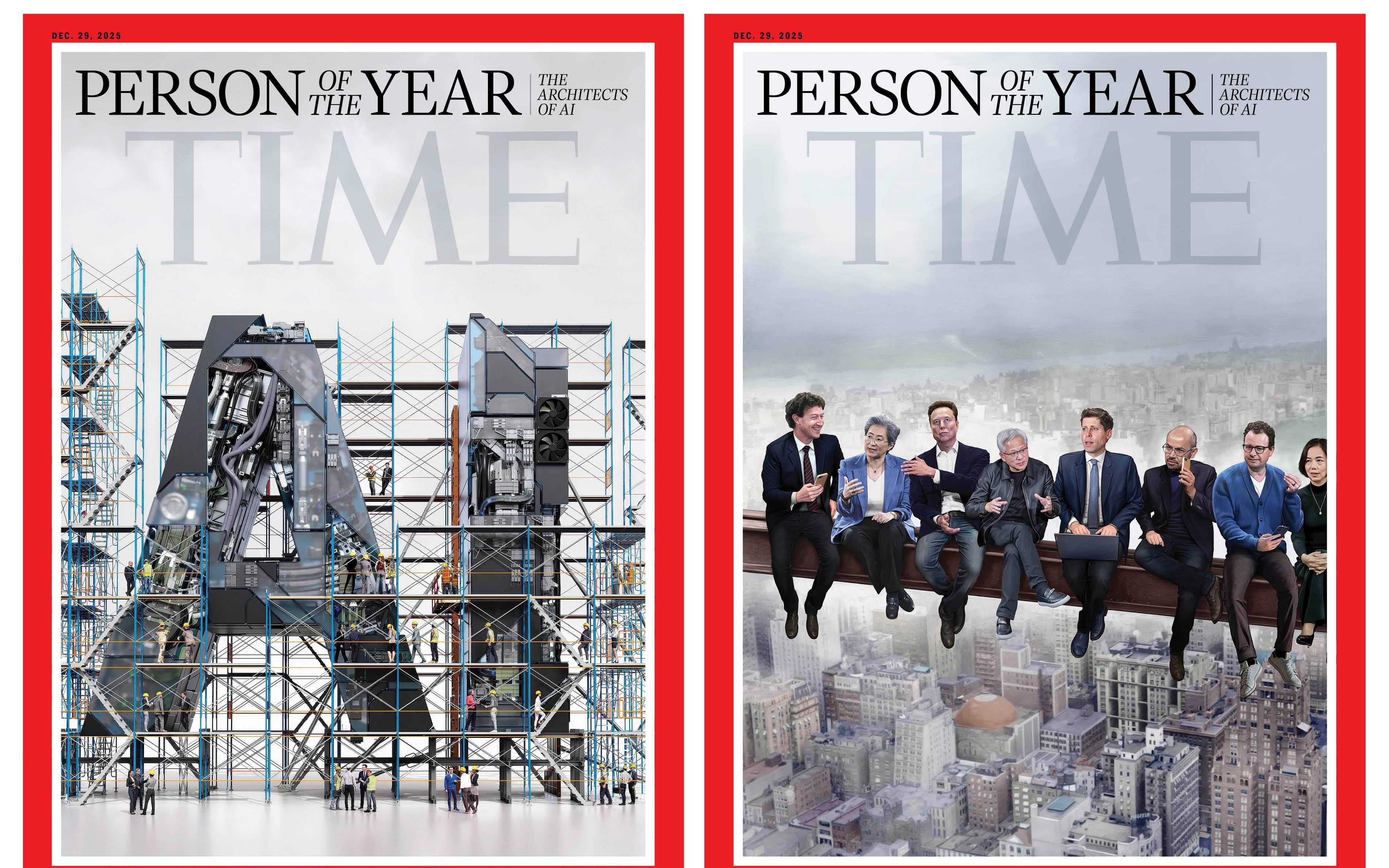 马斯克、黄仁勋、李飞飞在列，《时代》周刊年度人物致敬AI缔造者