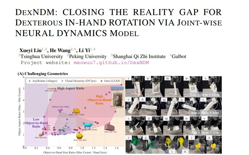 清华突破：机器人实现通用灵巧操作