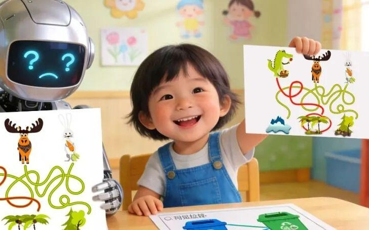 大模型拿金牌却输给三岁宝宝！一套「纯视觉考卷」把顶尖VLM打回幼儿园