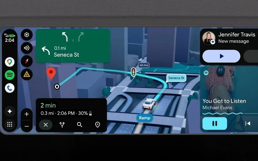 谷歌将升级Android Auto:升级谷歌地图、60fps全高清视频上车