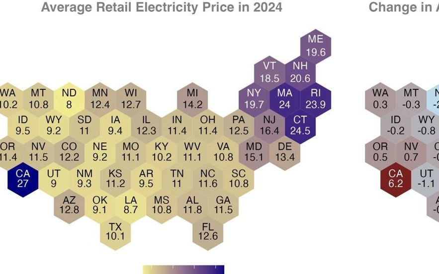百姓“平摊”AI耗电账单，美国数据中心密集区电价五年暴涨267%
