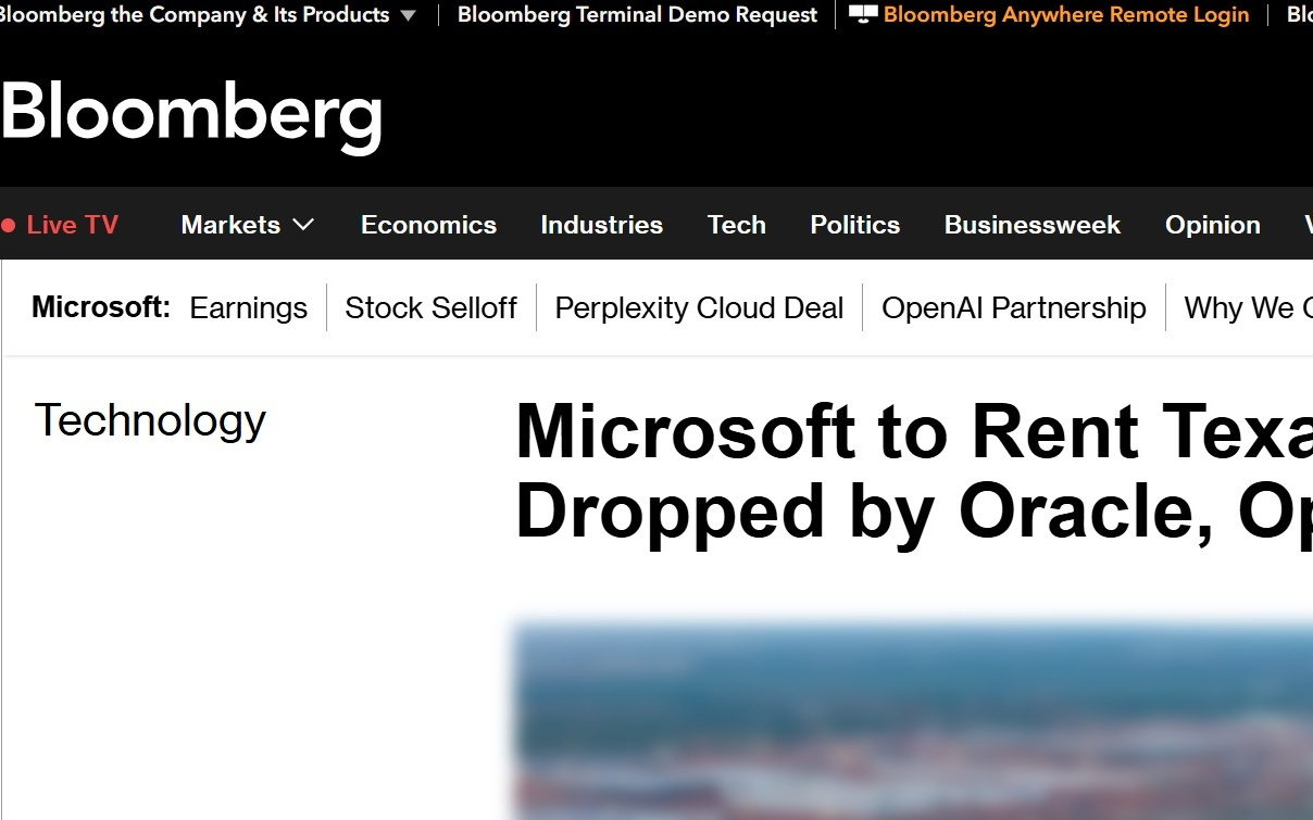星际之门暂缓扩容，微软接手 Crusoe 德州数据中心二期