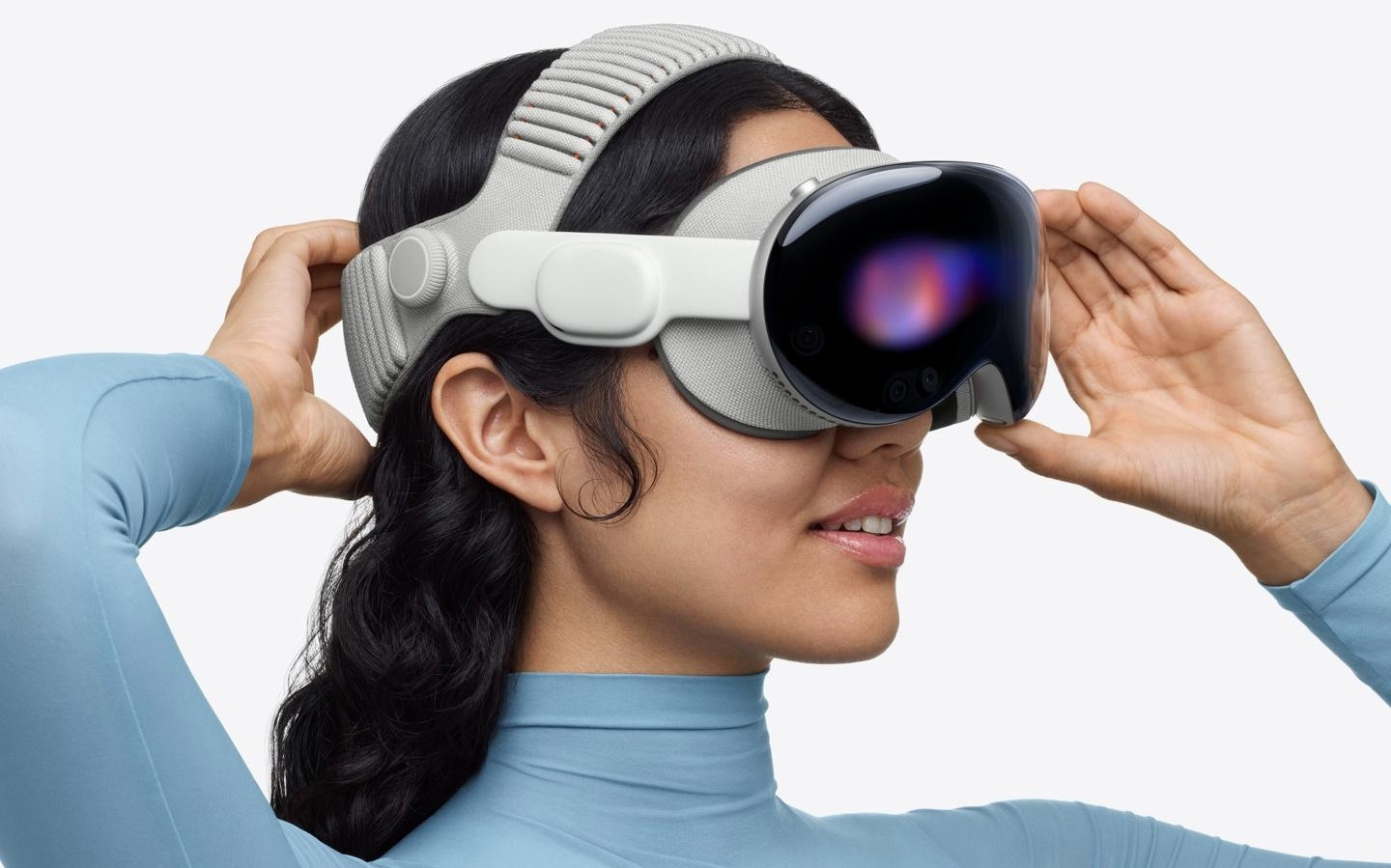 799 元：苹果为Vision Pro头显推双圈编织头带，配旋钮可调贴合度