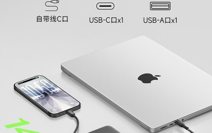 贝尔金推出140W自带线移动电源：2C+1A，529元