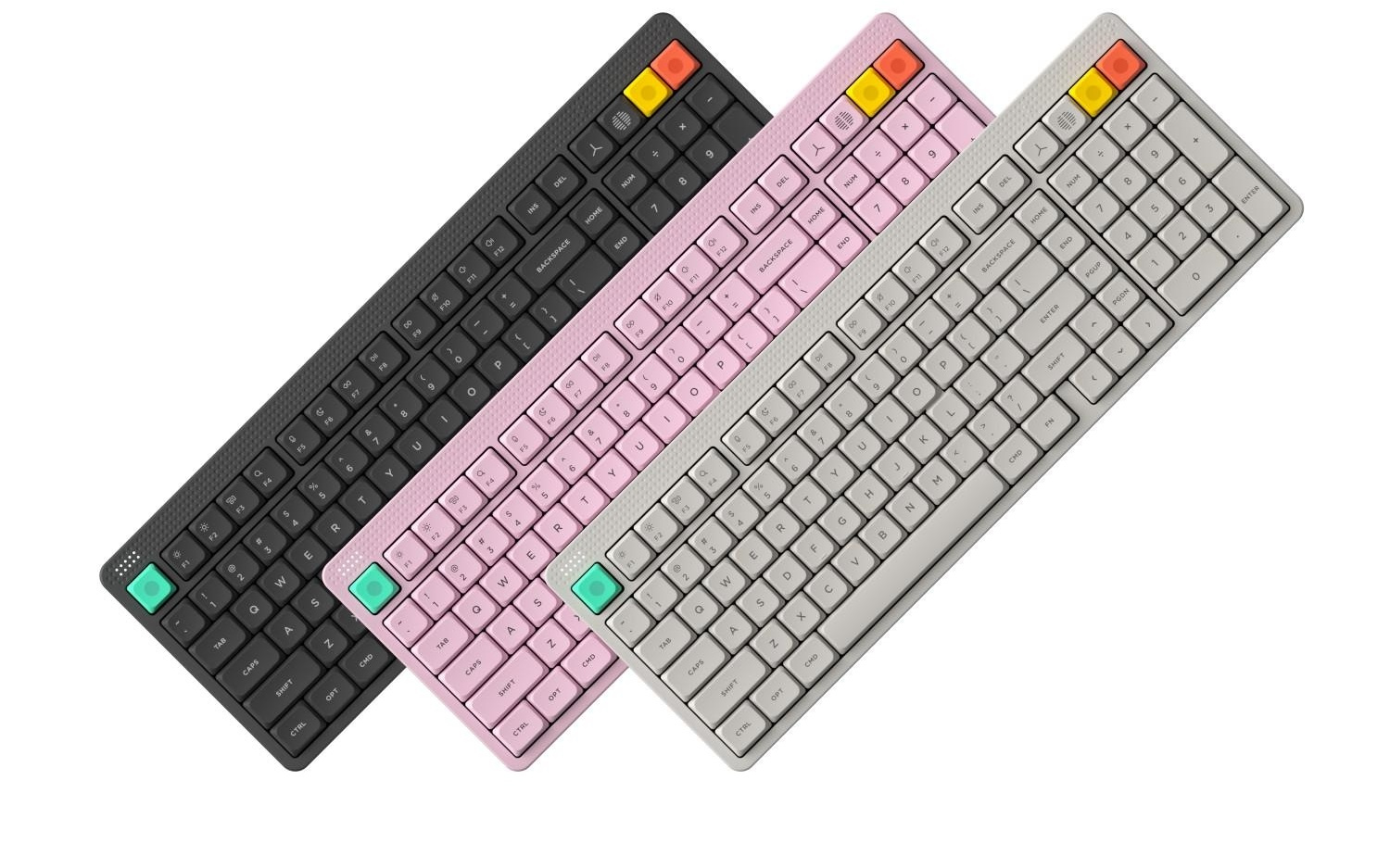 NuPhy Node100键盘上市：高矮6轴体、3配色可选，498.95元