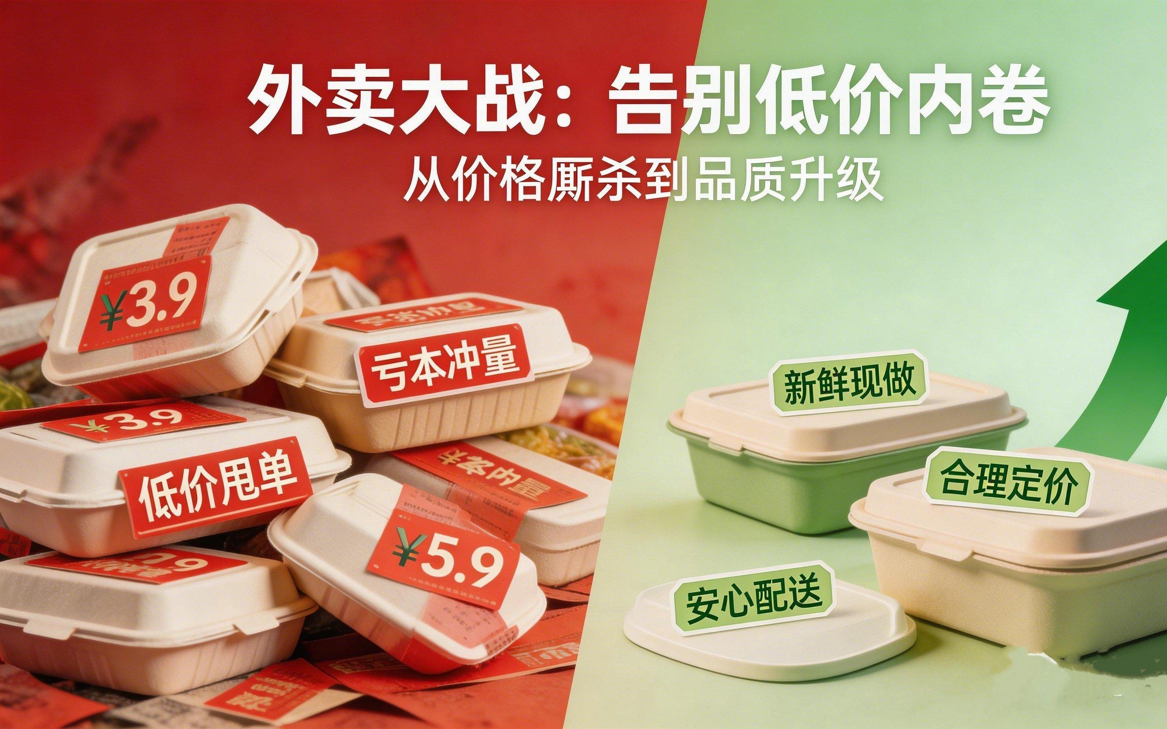 低价内卷的外卖大战，是时候停止了