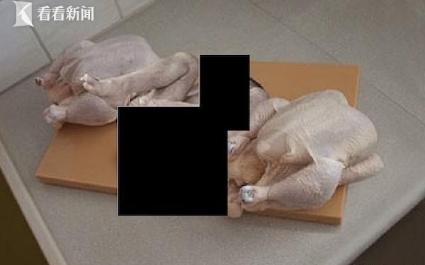 美司法部公布爱泼斯坦案新照 两只鸡中间被涂黑