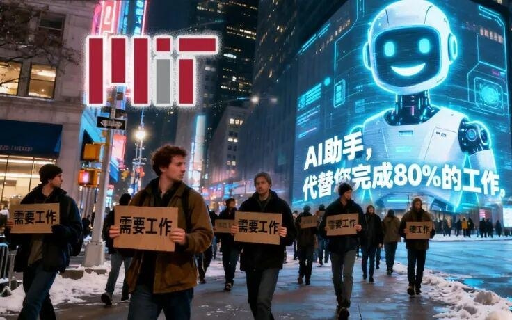 MIT模拟1.5亿打工人：程序员竟是安全？AI首波「血洗」1.2万亿白领薪资！