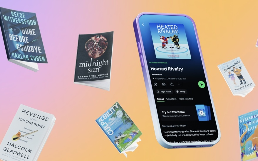 流媒体音乐平台Spotify进军实体书销售，推听读同步功能